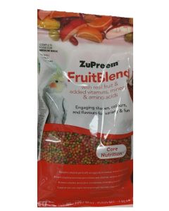 ZuPreem FruitBlend Medium pienso para pájaros ninfas1kg