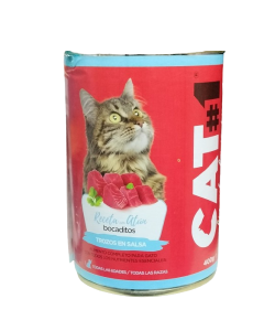 CAT COMIDA HUMEDA GATOS 400GM