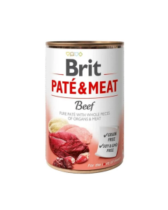 BRIT PATE  y MEAT TERNERA 400gm