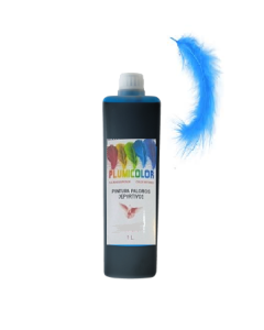 pintura azul plumicolor 1L.