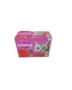 Whiskas Selección Clásicos Salsa en Bolsita para Gatos 12 unidades 85gm