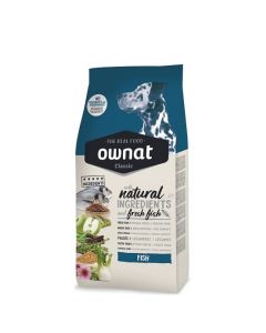 Ownat classic fish para perros 4KG