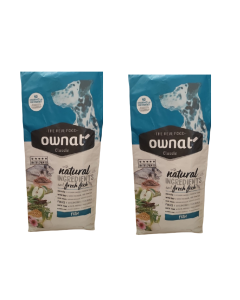 OWNAT  Pienso Perro Adulto fish 20 Kg 2 unidades