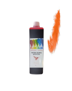 pintura plumicolor naranja 1l.