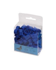 Anilla Plástica 8mm Palomas azul 100 Unidades