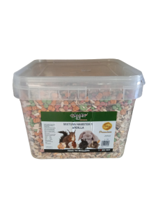 MIXTURA HAMSTER Y ARDILLAS CUBO 4000 GR