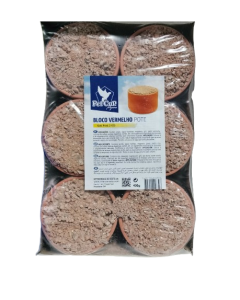 bloque piedra de picar para aves pet cup 400gm 6 unidades