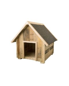 Caseta para perros en madera reciclada mediana copele