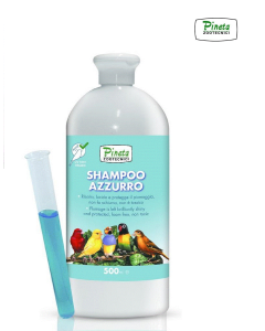 Shampoo azurro para aves  bote 500 ml pineta