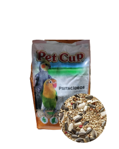 pet cup mixtura psitacidos 4kg