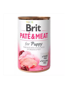 BRIT PATE  MEAT CACHORROS 400 GR