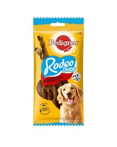 Pedigree Rodeo Dúos snacks para perros pollo y bacon 123gm
