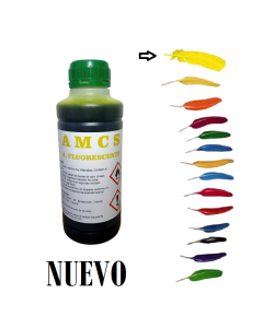 AMCS pintura palomos amarillo fluorescente 500ml