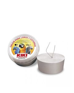 KIKI CALCIUM BLOK+MINERALES PARA LOROS Y COTORRAS 200gm