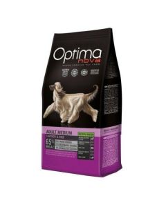 Optima Nova Adult Medium Pollo y Arroz pienso para perros  12kg