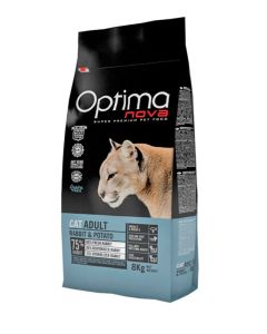 Optima Nova Grain Free Gato Adult Conejo y Patata 8KG