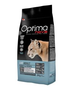 Optima Nova Grain Free Gato Adult Conejo y Patata 8KG