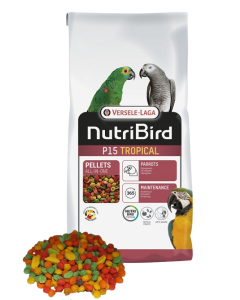 nutribird p15 tropical para loros 10kg