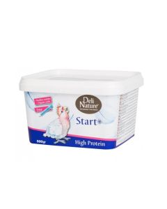 Papilla para aves STAR+ Alta proteína Deli Nature 500gm