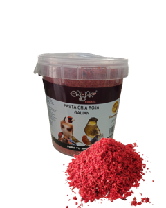 PASTA DE CRIA ROJA GALIAN 900 GR CUBO