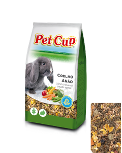 PET CUP MIXTURA CONEJO ENANO 3kg