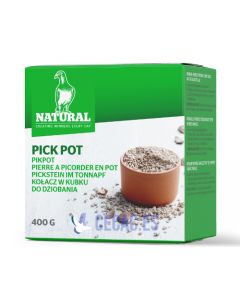 Pick Pot Natural, piedra para picar 400 grs