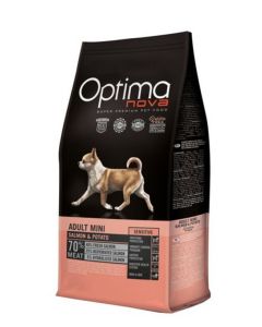 Optima Nova Adult Mini Salmón pienso para perros 8kg