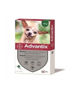 ADVANTIX PERROS 0 a 4 KG 4 PIPETAS