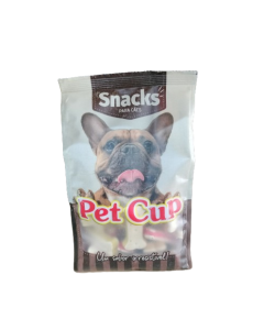 pet cup snack galletas puppy vainilla 400gm