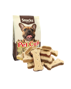 pet cup snack galletas hueso sandwich mix 400gm