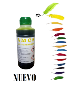 AMCS pintura palomos pistacho fluorescente 500ml