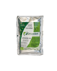 Apacox 20 Greenvet Suplemento Coccidiosis 100gr